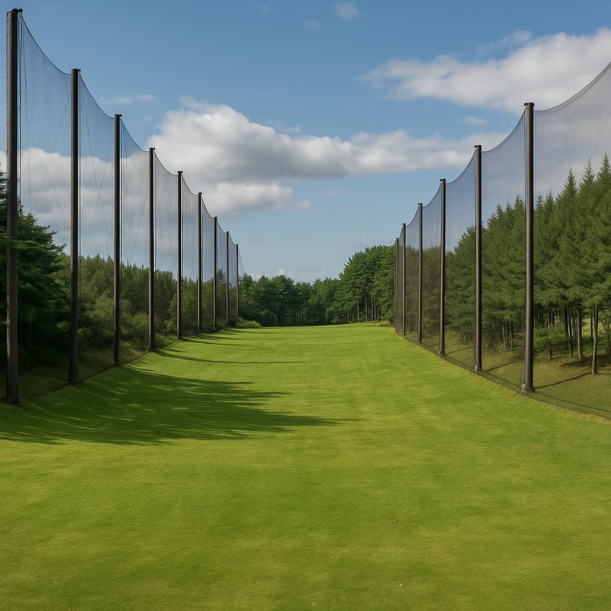 Driving Range Golf Barrier Netting Panel Calculator
