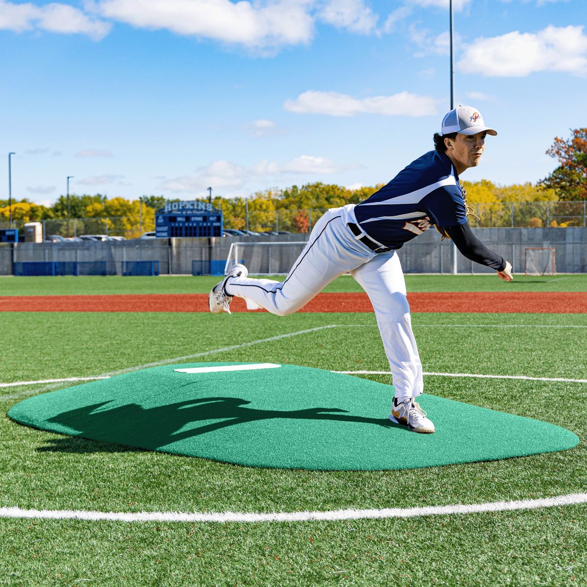 Portolite High School Baseball 10" Two - Piece Game Pitching Mound (Ages 16+) - Custom Netting