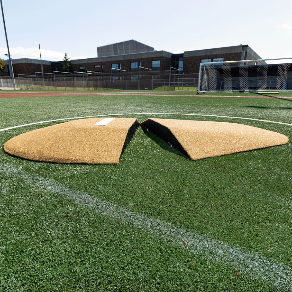 Portolite High School Baseball 10" Two - Piece Game Pitching Mound (Ages 16+) - Custom Netting