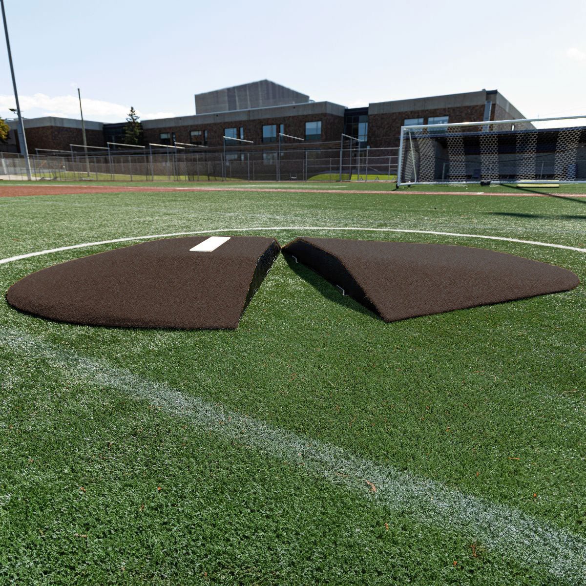 Portolite High School Baseball 10" Two - Piece Game Pitching Mound (Ages 16+) - Custom Netting