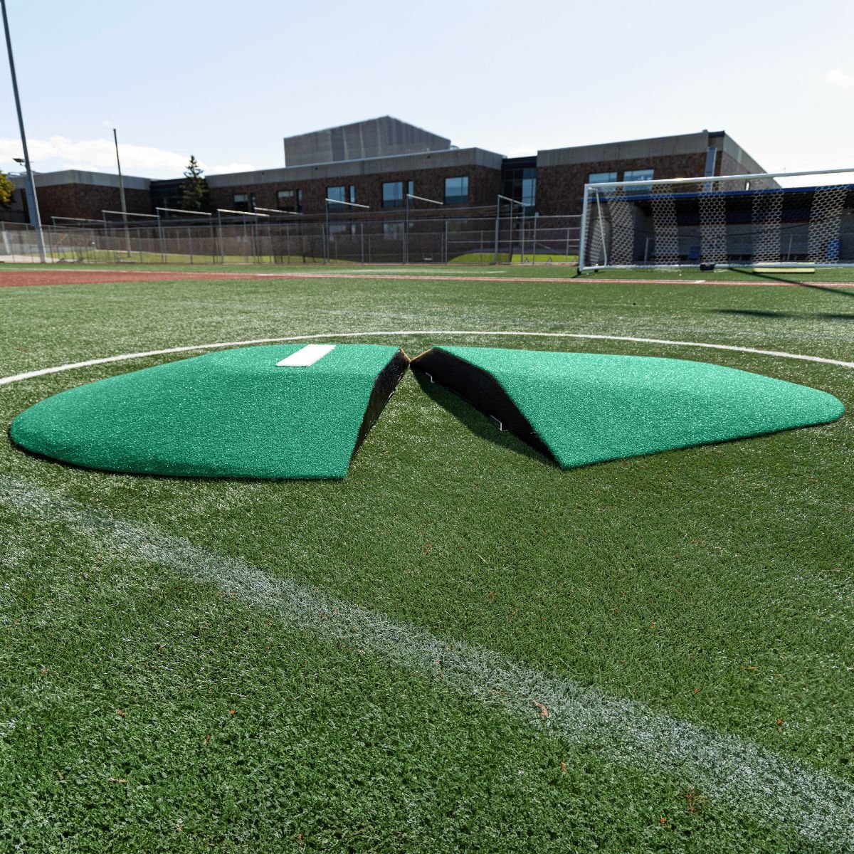Portolite High School Baseball 10" Two - Piece Game Pitching Mound (Ages 16+) - Custom Netting