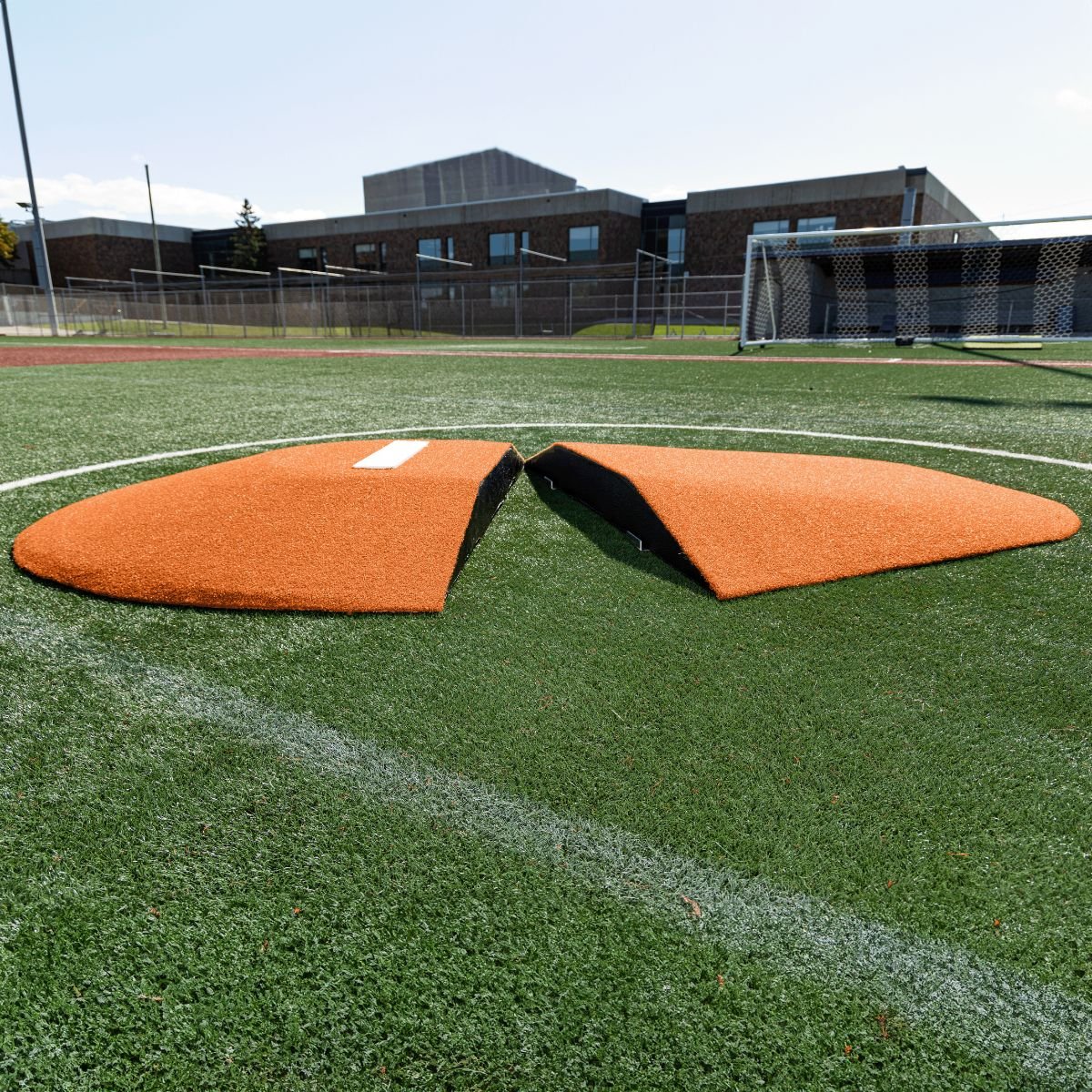 Portolite High School Baseball 10" Two - Piece Game Pitching Mound (Ages 16+) - Custom Netting