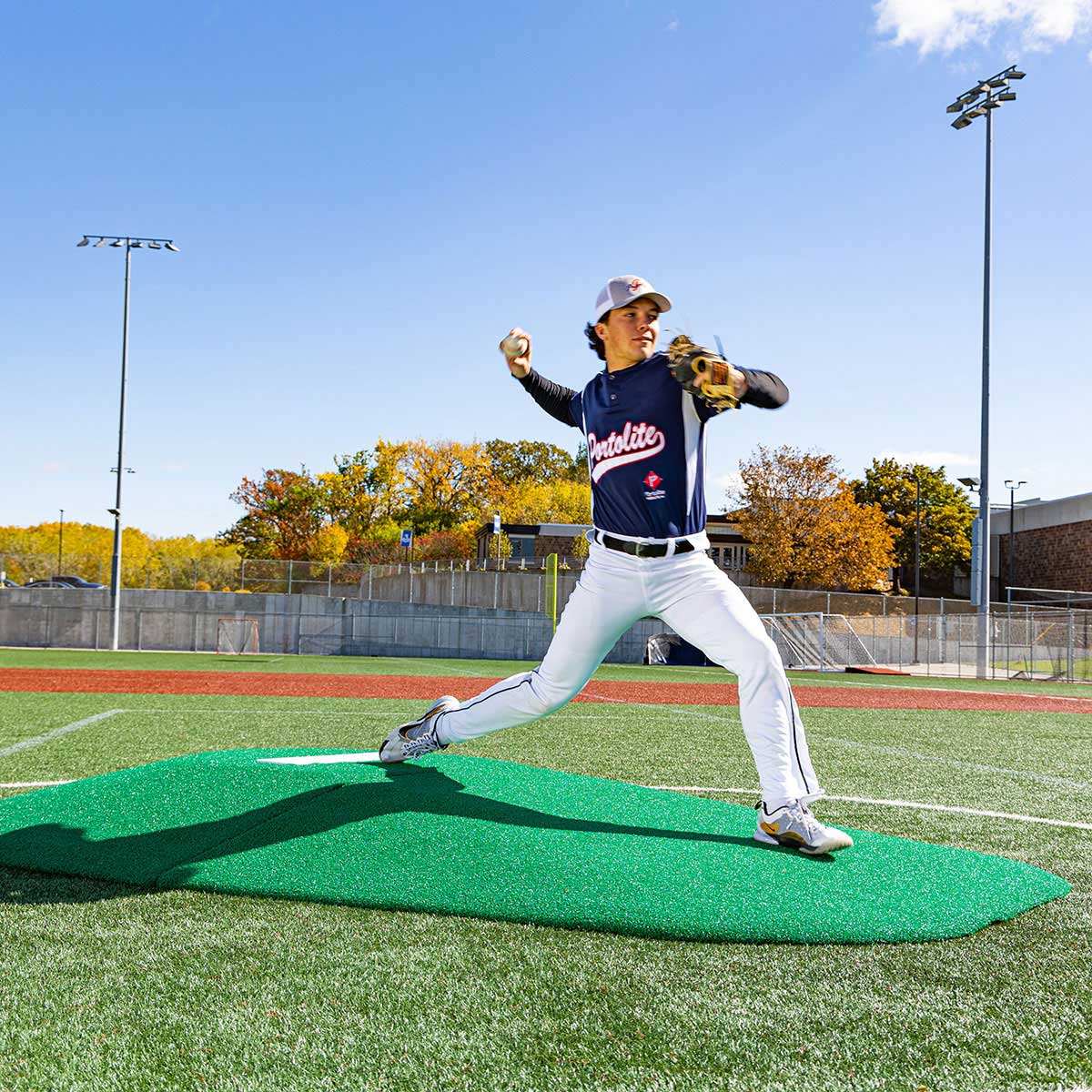 Portolite Middle School Baseball 8" Two - Piece Game Pitching Mound (Ages 14+) - Custom Netting