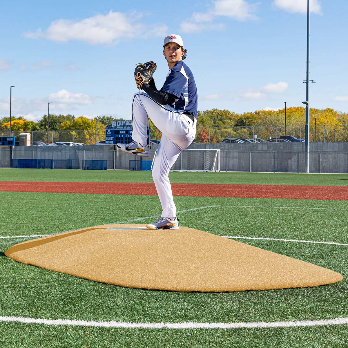 Portolite Middle School Baseball 8" Two - Piece Game Pitching Mound (Ages 14+) - Custom Netting