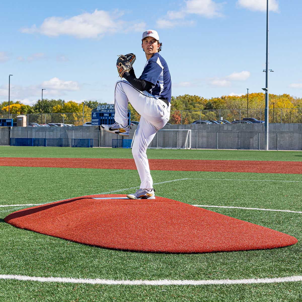 Portolite Middle School Baseball 8" Two - Piece Game Pitching Mound (Ages 14+) - Custom Netting