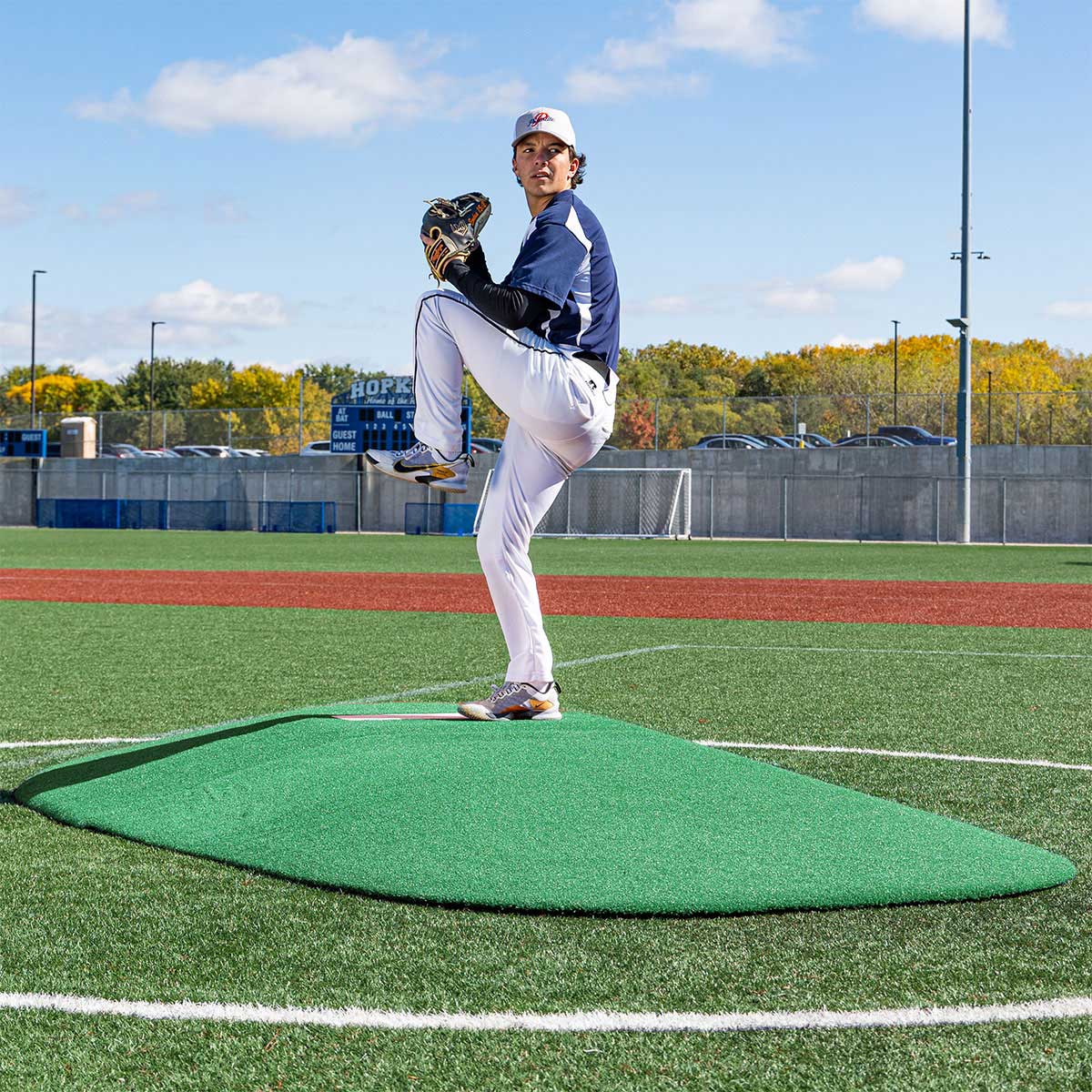 Portolite Middle School Baseball 8" Two - Piece Game Pitching Mound (Ages 14+) - Custom Netting