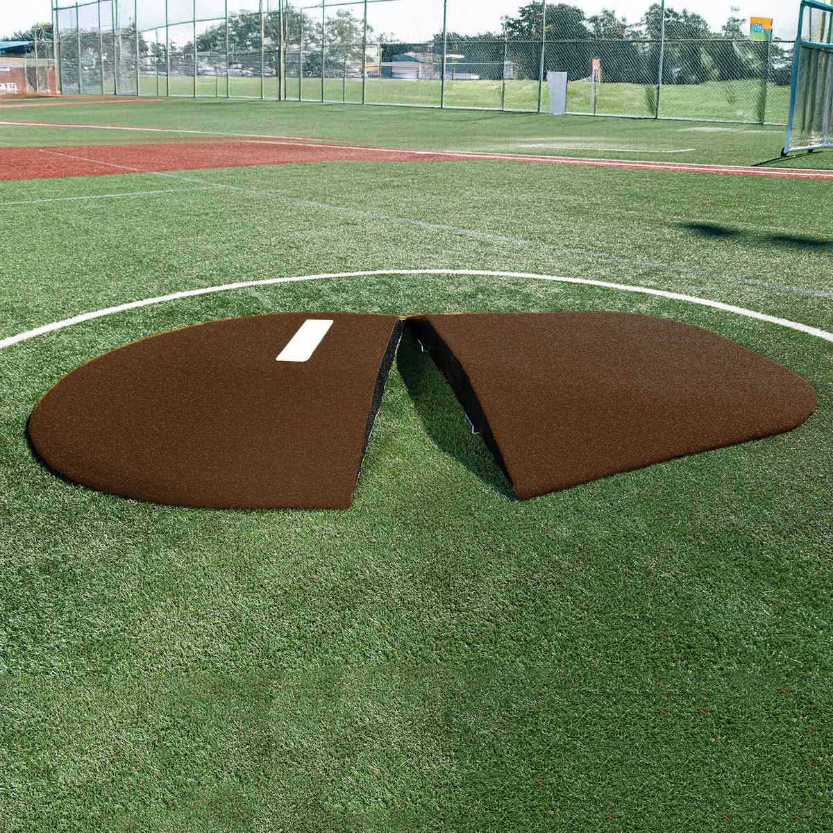 Portolite Middle School Baseball 8" Two - Piece Game Pitching Mound (Ages 14+) - Custom Netting