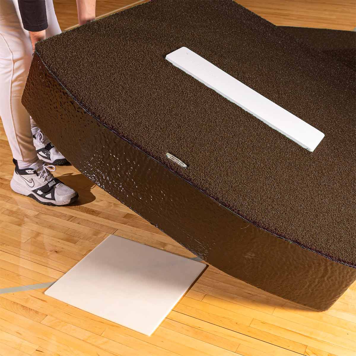 Portolite Oversized One - Piece Baseball Practice Pitching Mound - Custom Netting