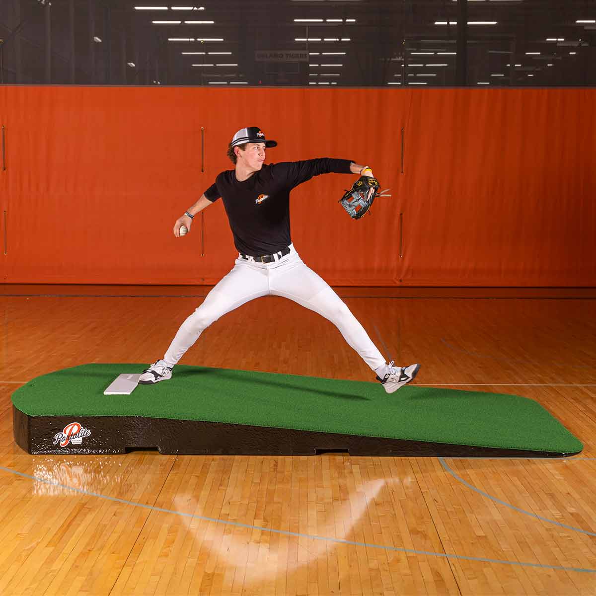 Portolite Oversized One - Piece Baseball Practice Pitching Mound - Custom Netting