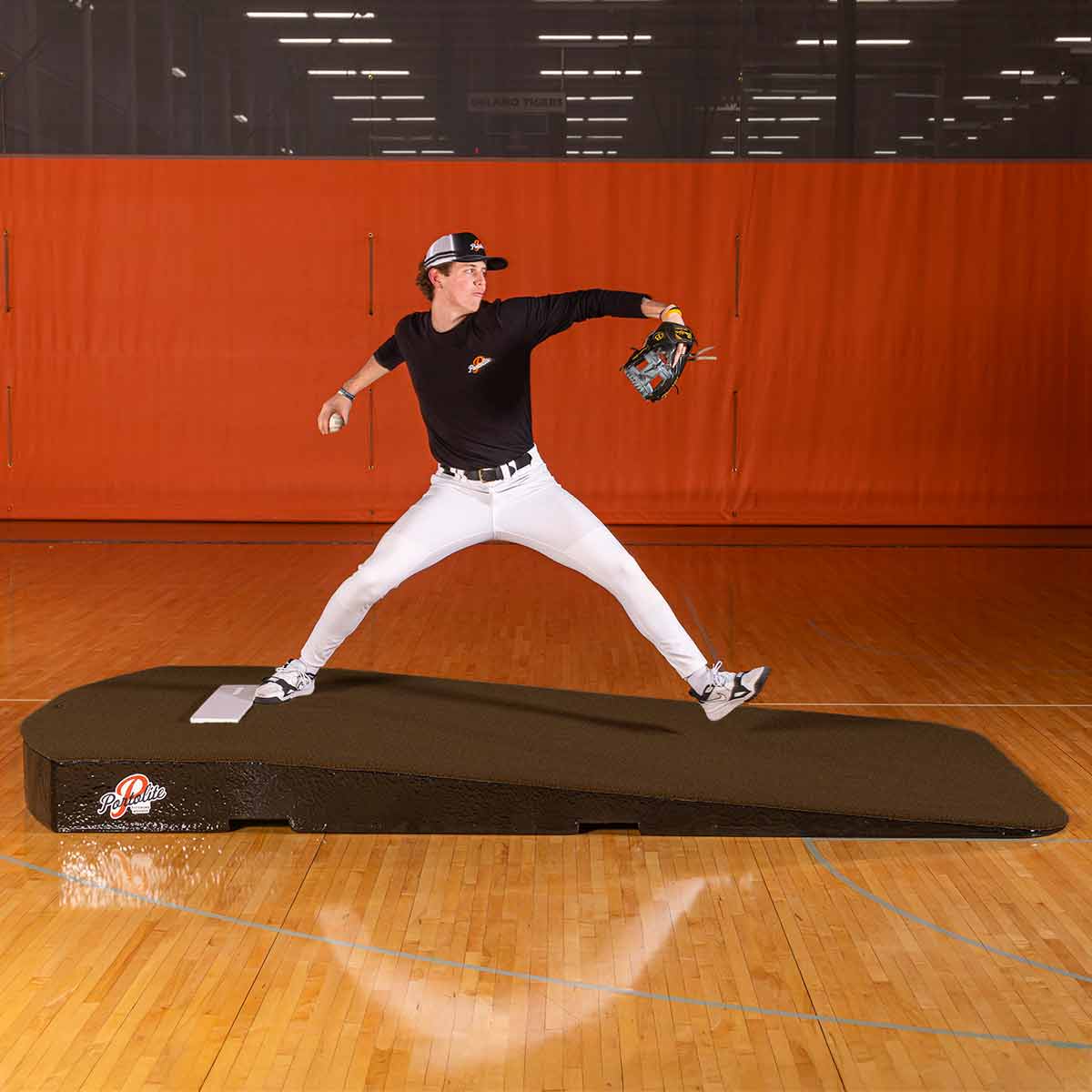 Portolite Oversized One - Piece Baseball Practice Pitching Mound - Custom Netting