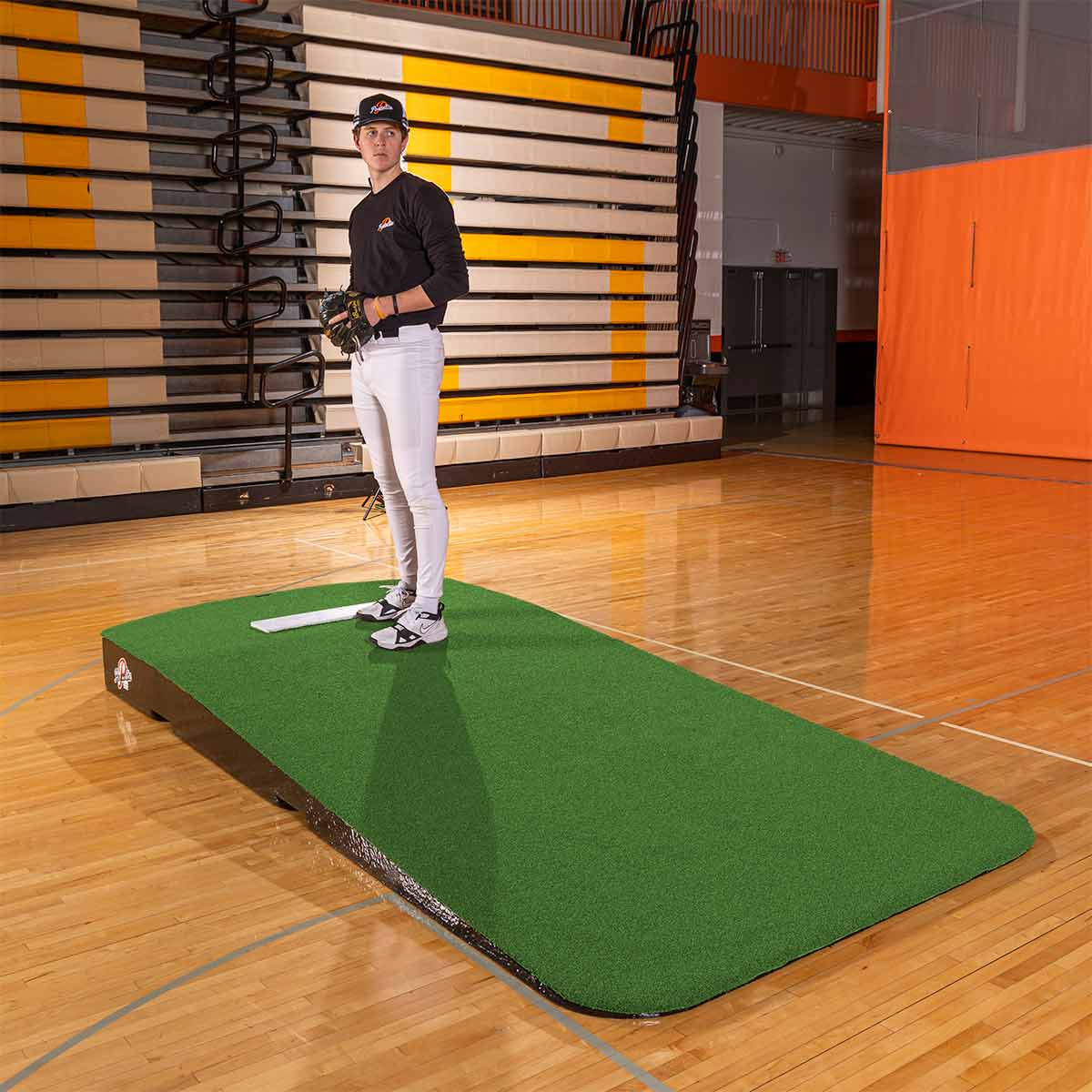 Portolite Oversized One - Piece Baseball Practice Pitching Mound - Custom Netting