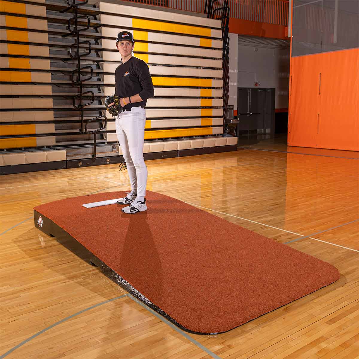 Portolite Oversized One - Piece Baseball Practice Pitching Mound - Custom Netting