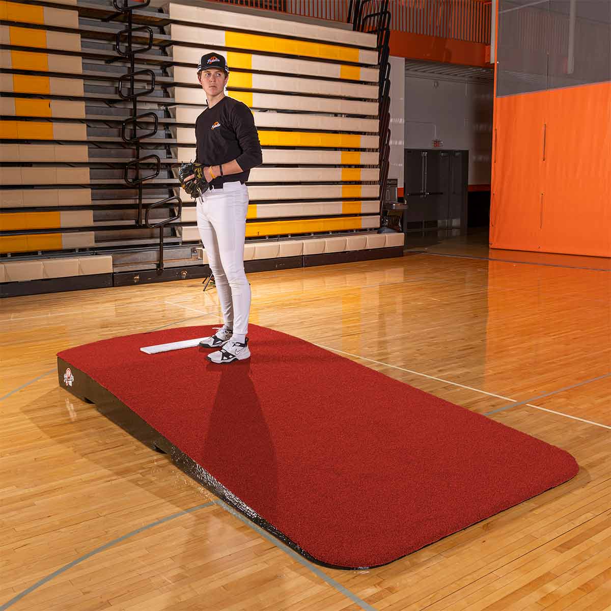 Portolite Oversized One - Piece Baseball Practice Pitching Mound - Custom Netting