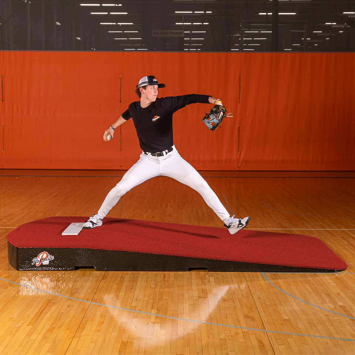Portolite Oversized One - Piece Baseball Practice Pitching Mound - Custom Netting