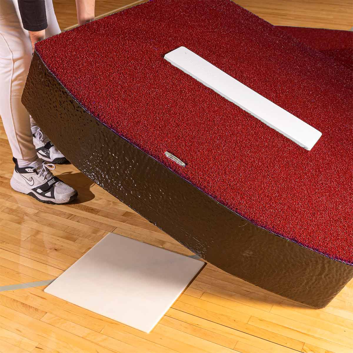 Portolite Oversized One - Piece Baseball Practice Pitching Mound - Custom Netting