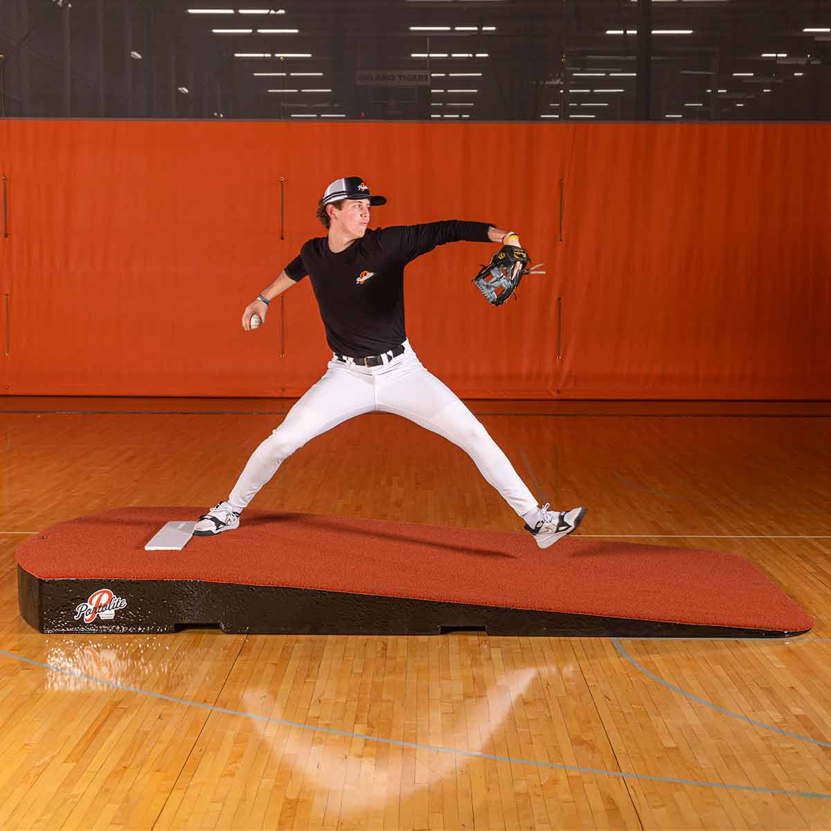 Portolite Oversized One - Piece Baseball Practice Pitching Mound - Custom Netting