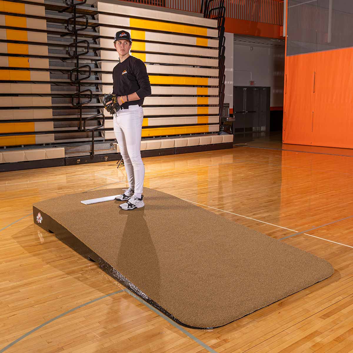 Portolite Oversized One - Piece Baseball Practice Pitching Mound - Custom Netting