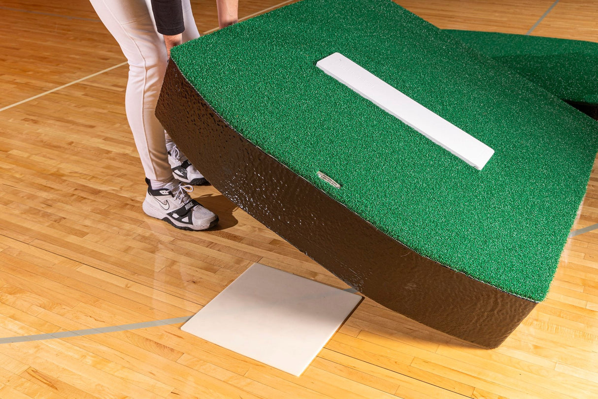 Portolite Oversized One - Piece Baseball Practice Pitching Mound - Custom Netting