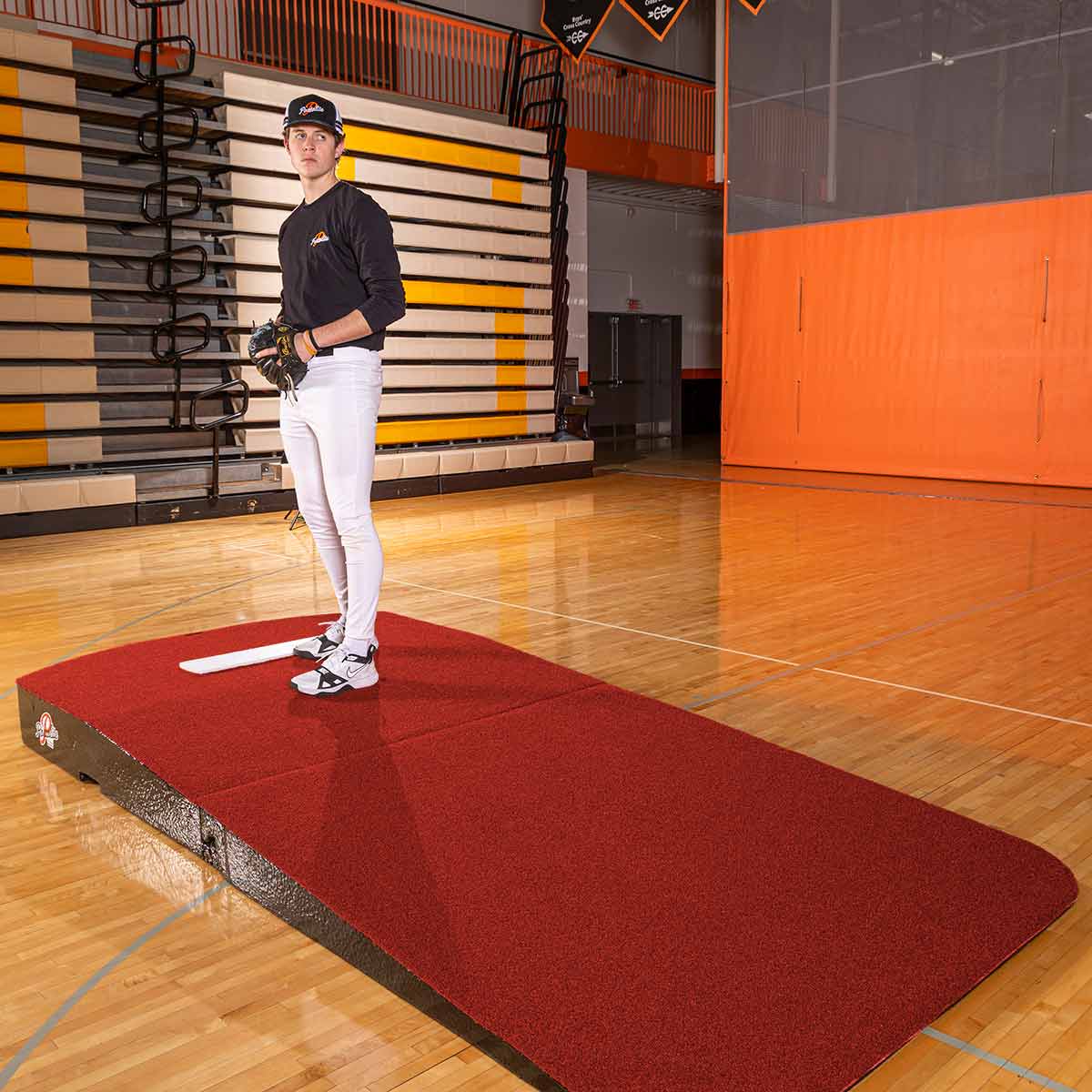 Portolite Oversized Two - Piece Baseball Practice Pitching Mound - Custom Netting