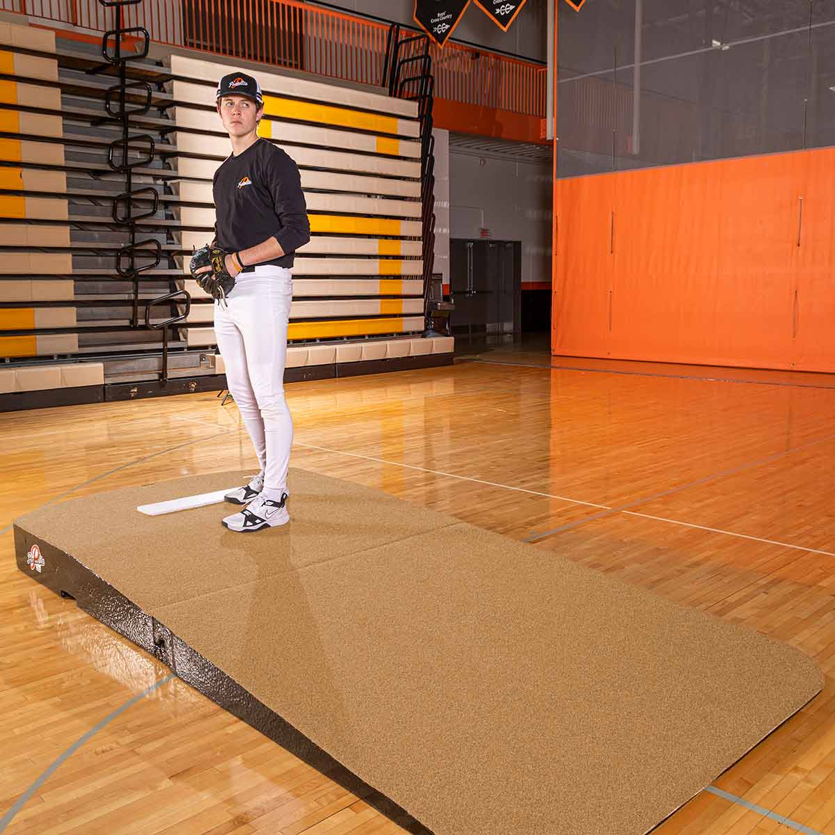 Portolite Oversized Two - Piece Baseball Practice Pitching Mound - Custom Netting