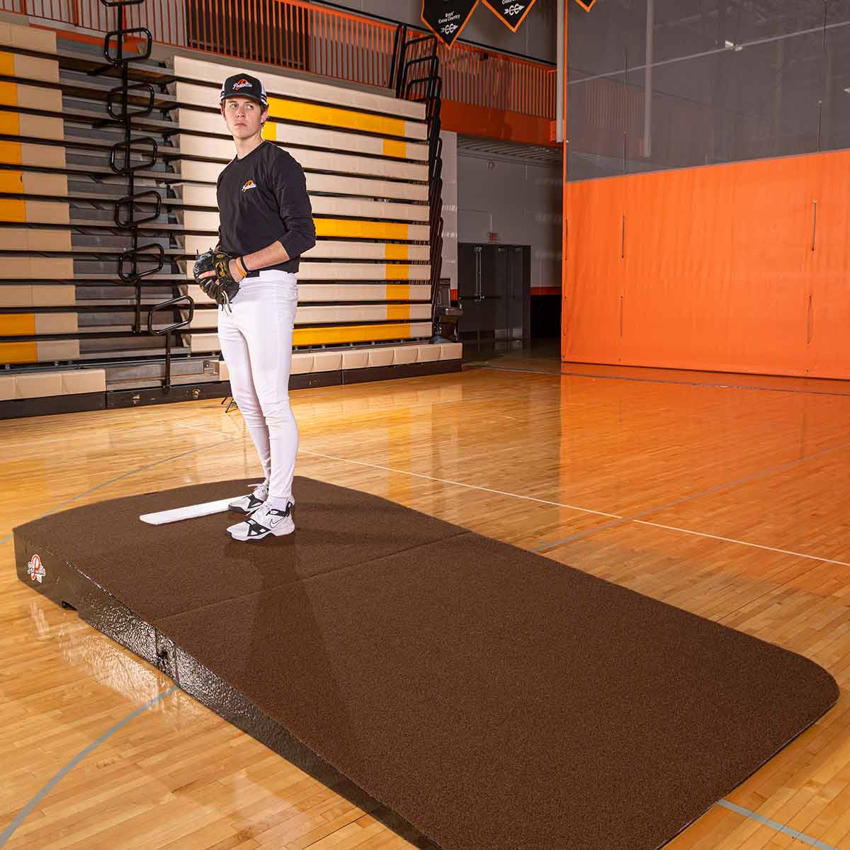Portolite Oversized Two - Piece Baseball Practice Pitching Mound - Custom Netting