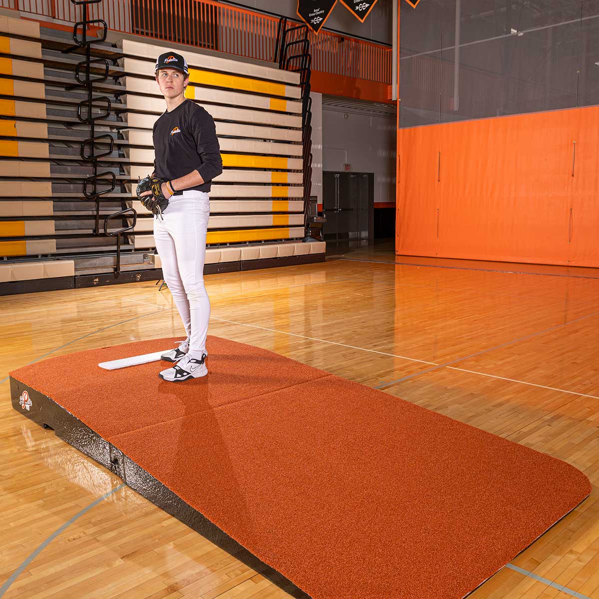 Portolite Oversized Two - Piece Baseball Practice Pitching Mound - Custom Netting