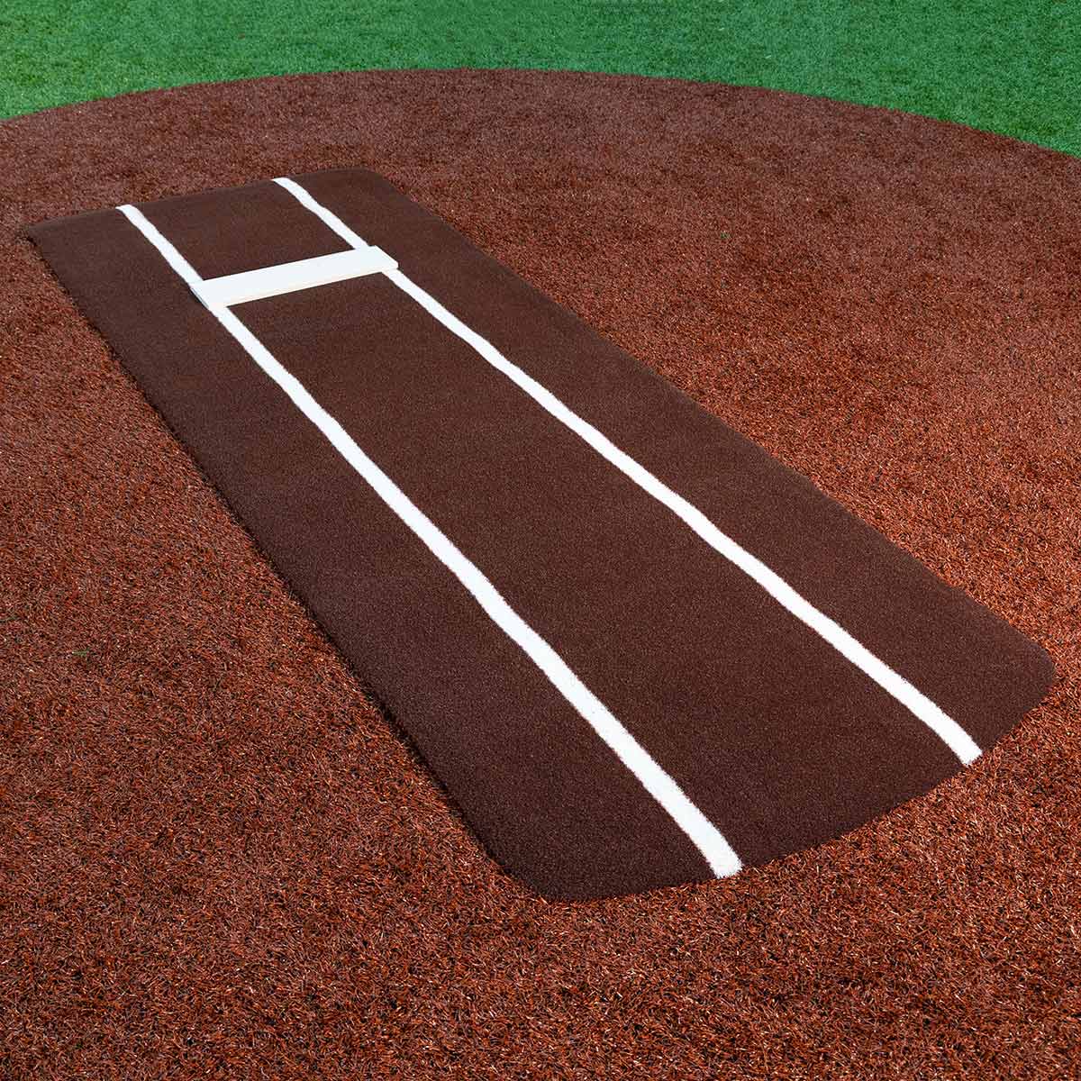 Portolite Pro Spiked Softball Game Mat with Lines - Custom Netting