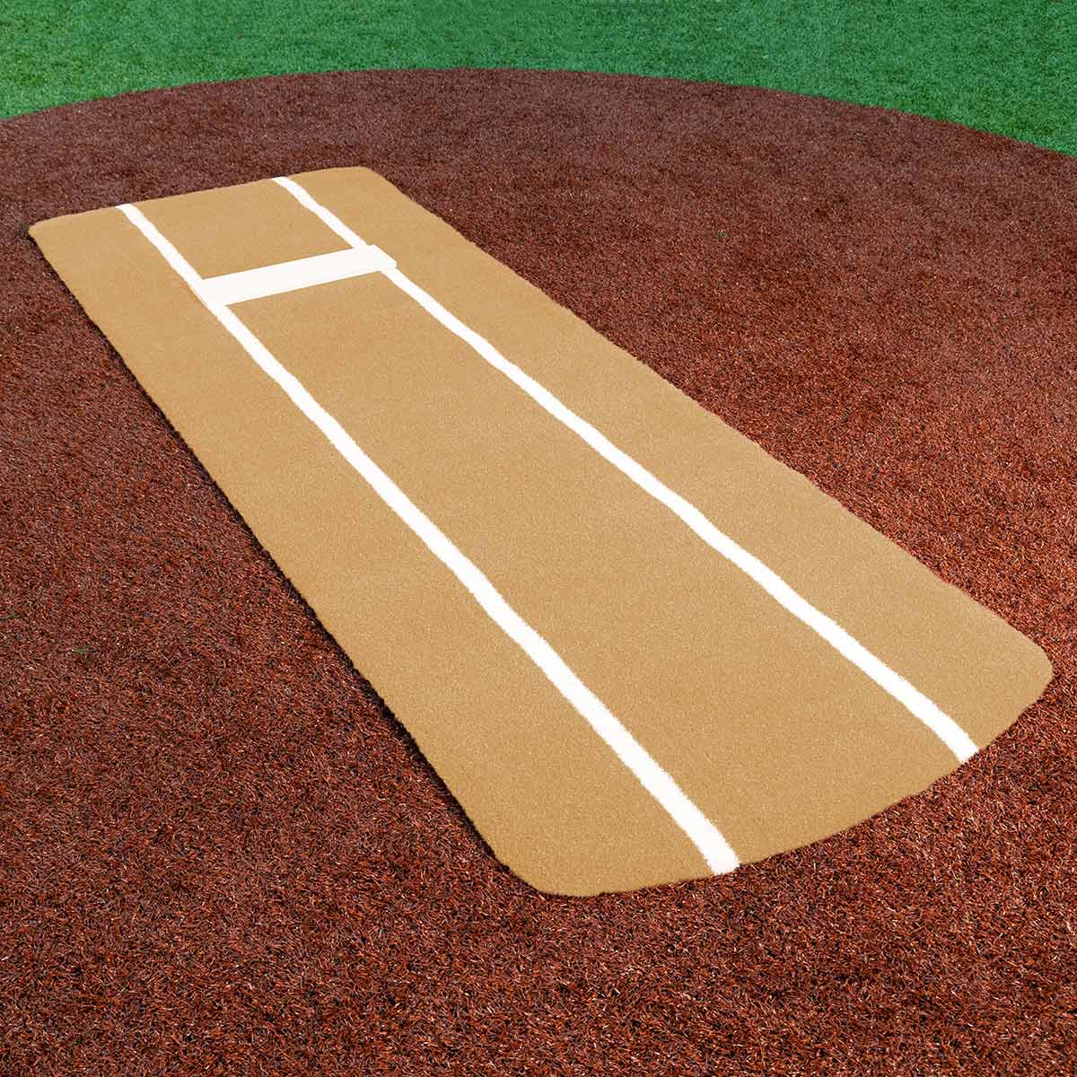 Portolite Pro Spiked Softball Game Mat with Lines - Custom Netting