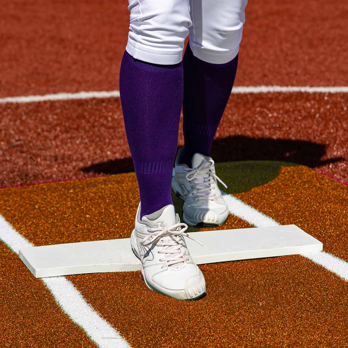 Portolite Pro Spiked Softball Game Mat with Lines - Custom Netting