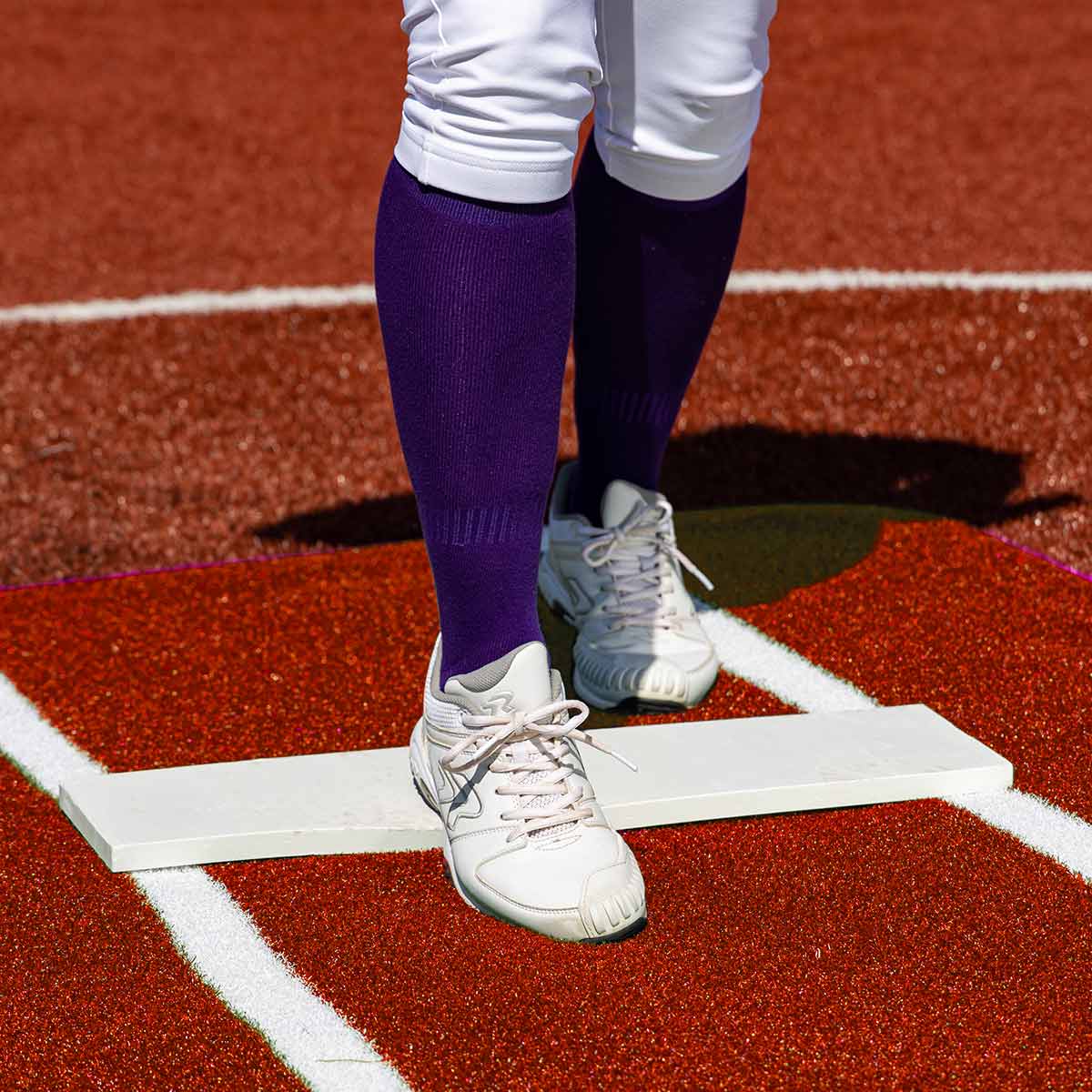 Portolite Pro Spiked Softball Game Mat with Lines - Custom Netting
