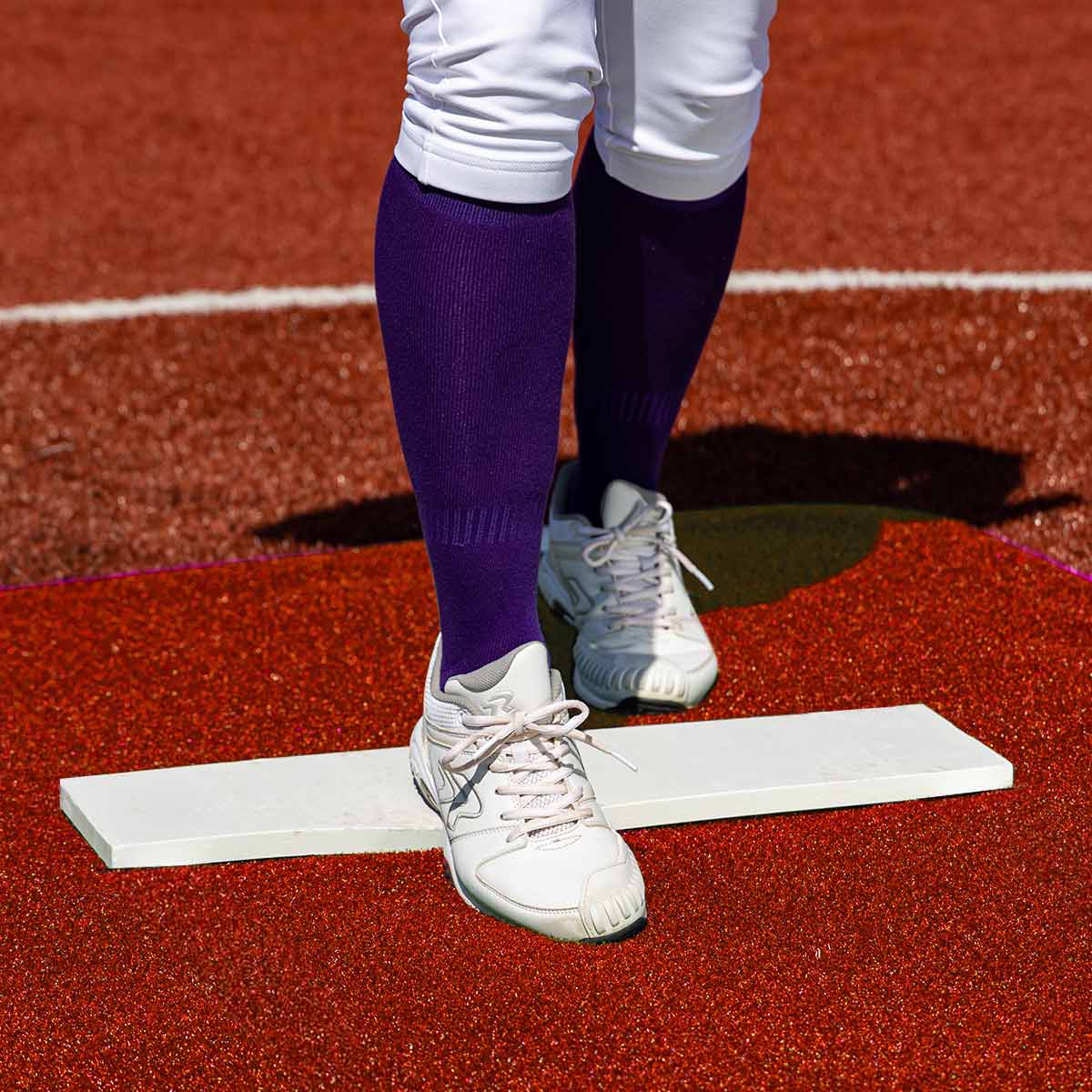 Portolite Pro Spiked Softball Game Mat without Lines - Custom Netting