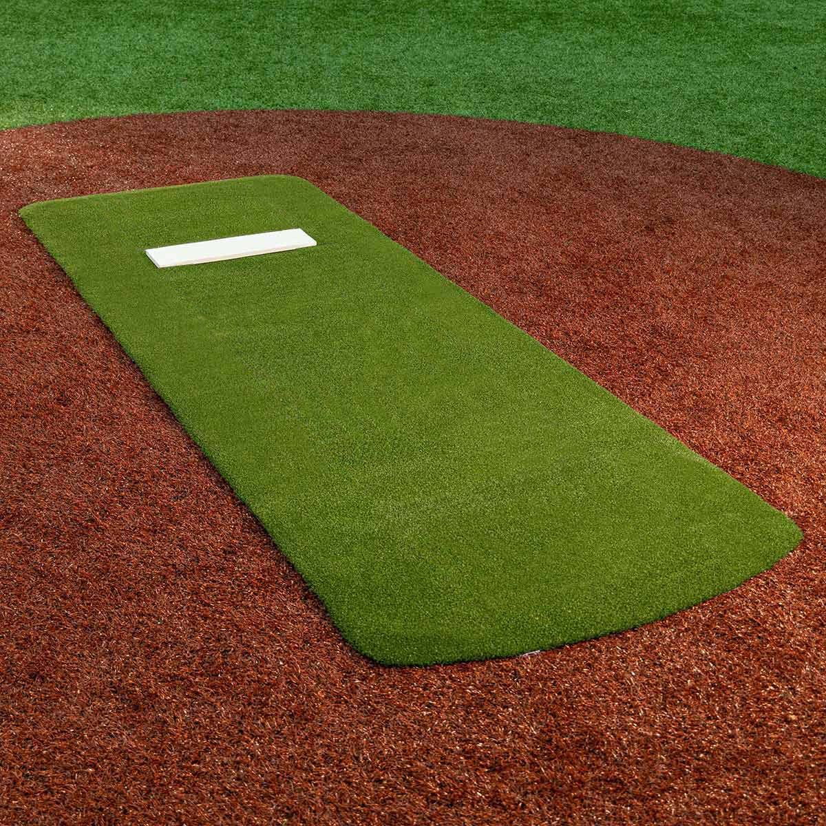 Portolite Pro Spiked Softball Game Mat without Lines - Custom Netting