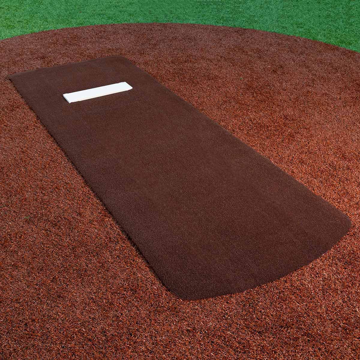 Portolite Pro Spiked Softball Game Mat without Lines - Custom Netting