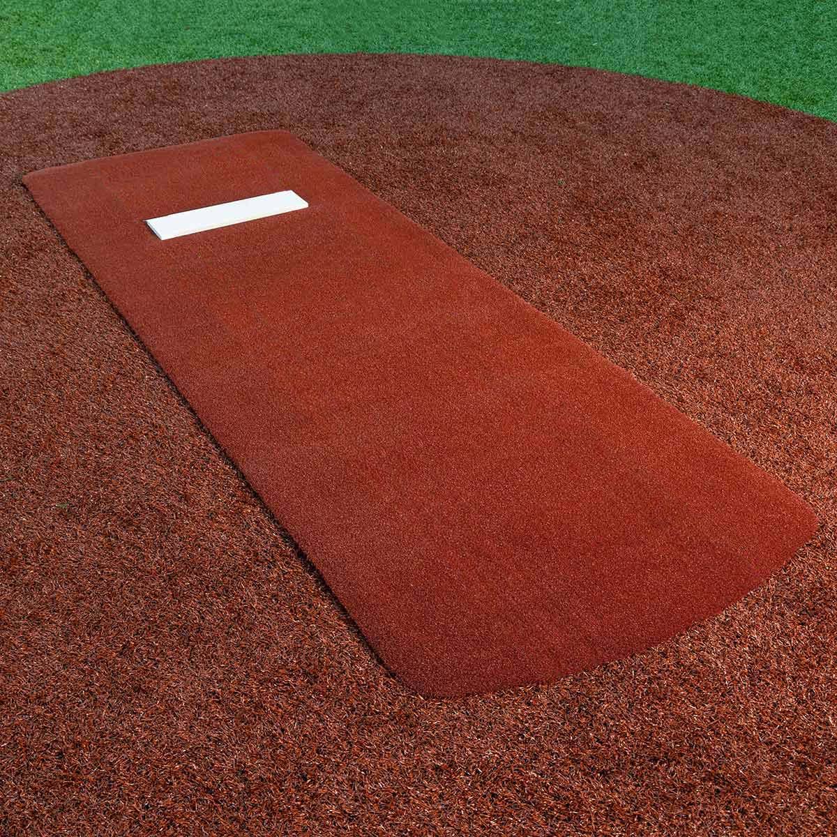 Portolite Pro Spiked Softball Game Mat without Lines - Custom Netting