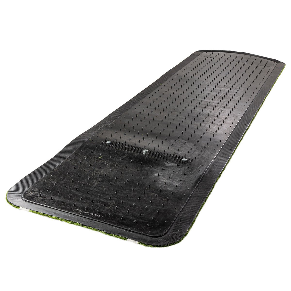 Portolite Signature Softball Practice Mat with Spikes & Lines - Custom Netting