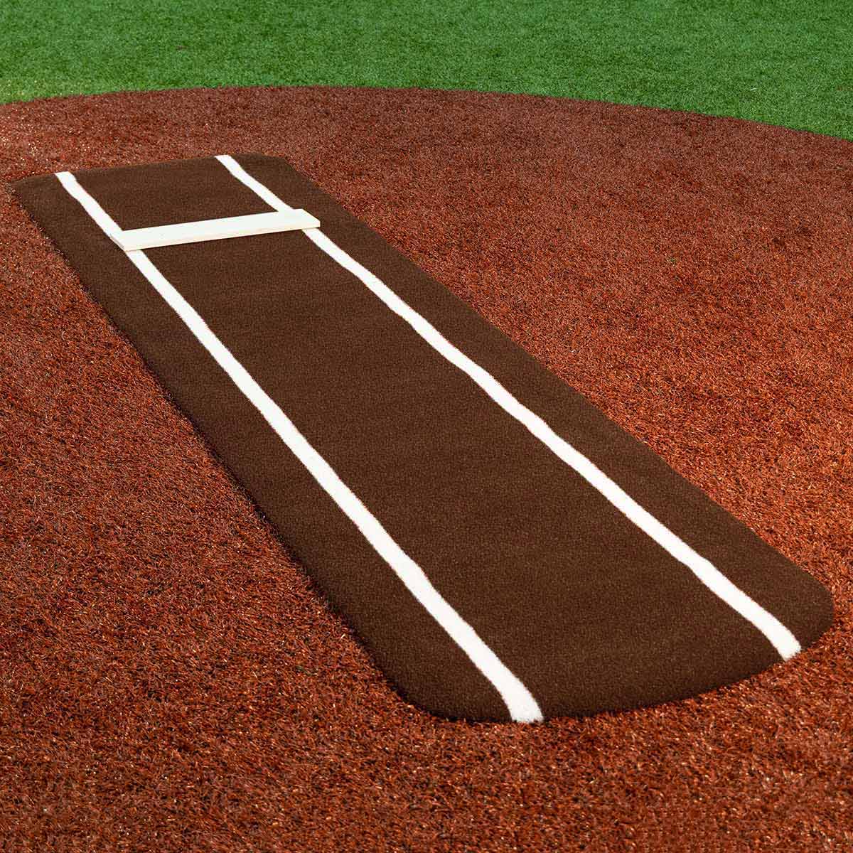 Portolite Ultimate Spiked Softball Practice Mat with Lines - Custom Netting
