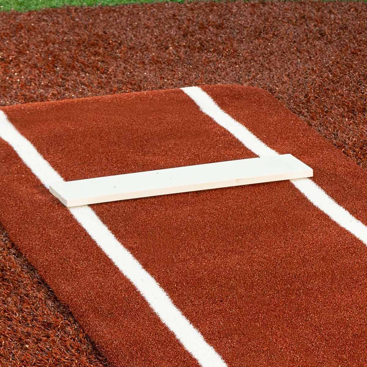 Portolite Ultimate Spiked Softball Practice Mat with Lines - Custom Netting