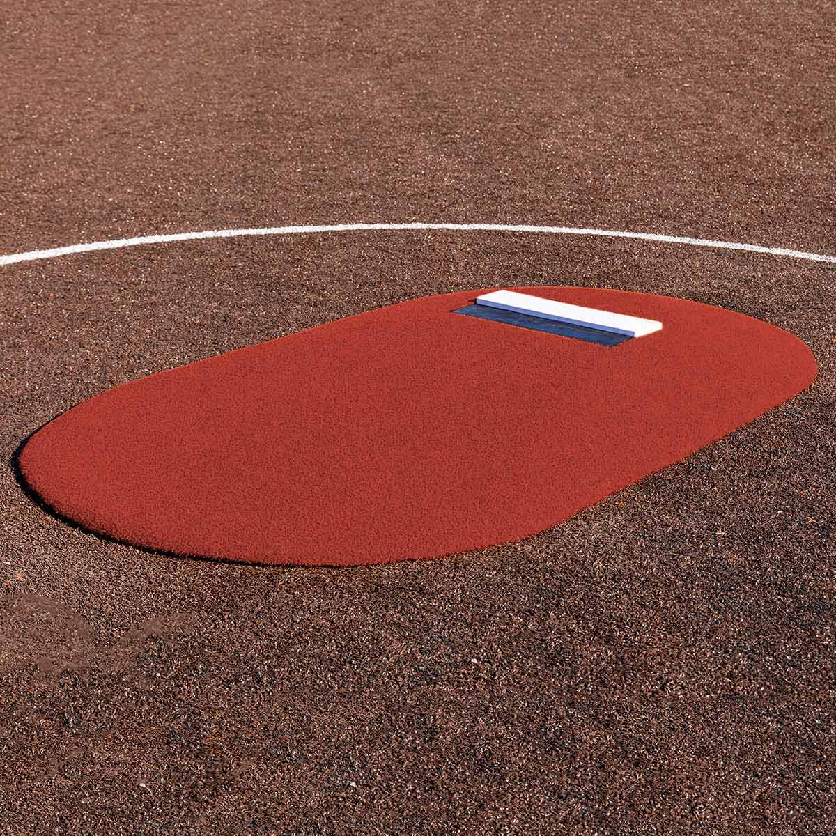Portolite Youth Baseball 6" One - Piece Game Pitching Mound (Ages 8 - 13) - Custom Netting