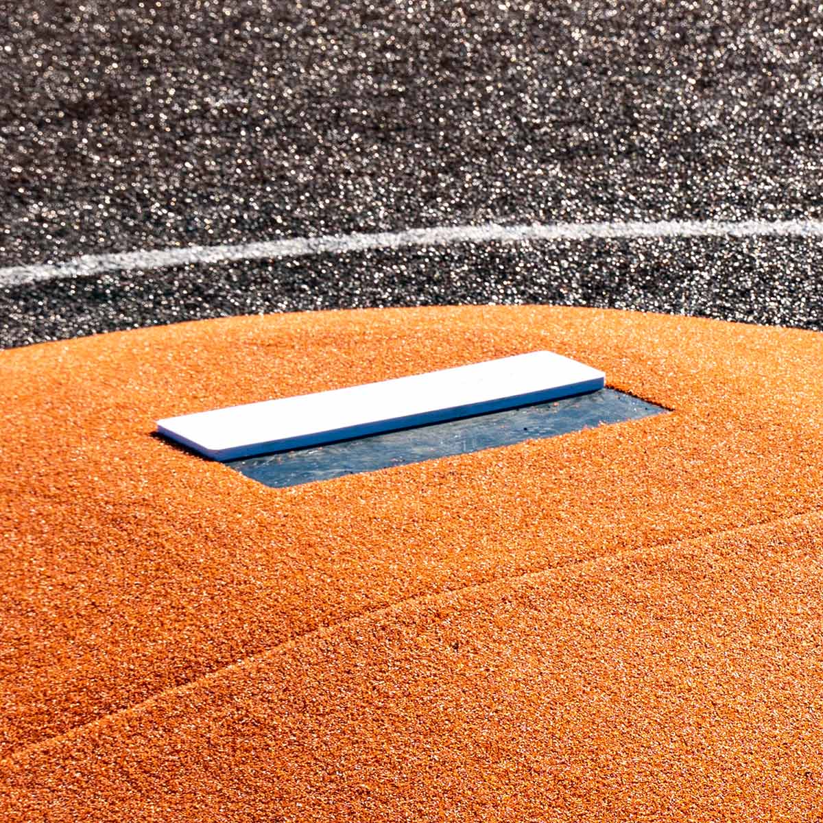 Portolite Youth Baseball 6" Oversized Two - Piece Game Pitching Mound (Ages 9 - 13) - Custom Netting