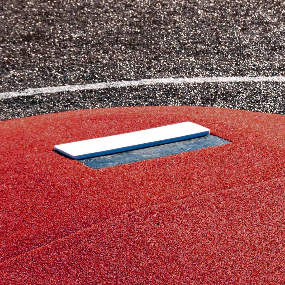 Portolite Youth Baseball 6" Oversized Two - Piece Game Pitching Mound (Ages 9 - 13) - Custom Netting