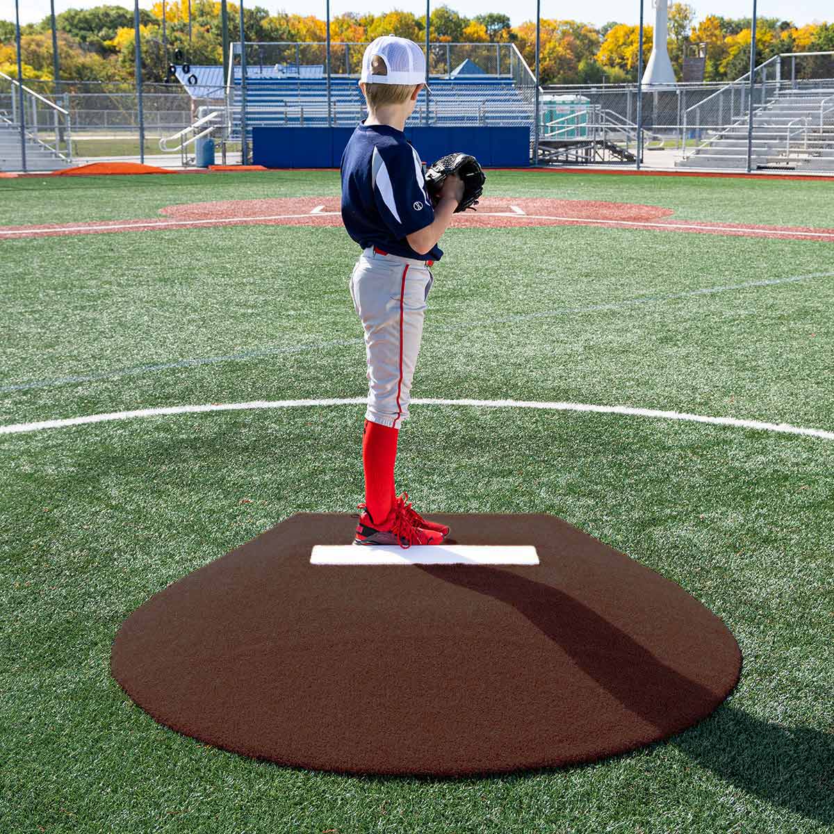 Portolite Youth Baseball 6" Stride Off Game Mound (Ages 13 & Under) - Custom Netting