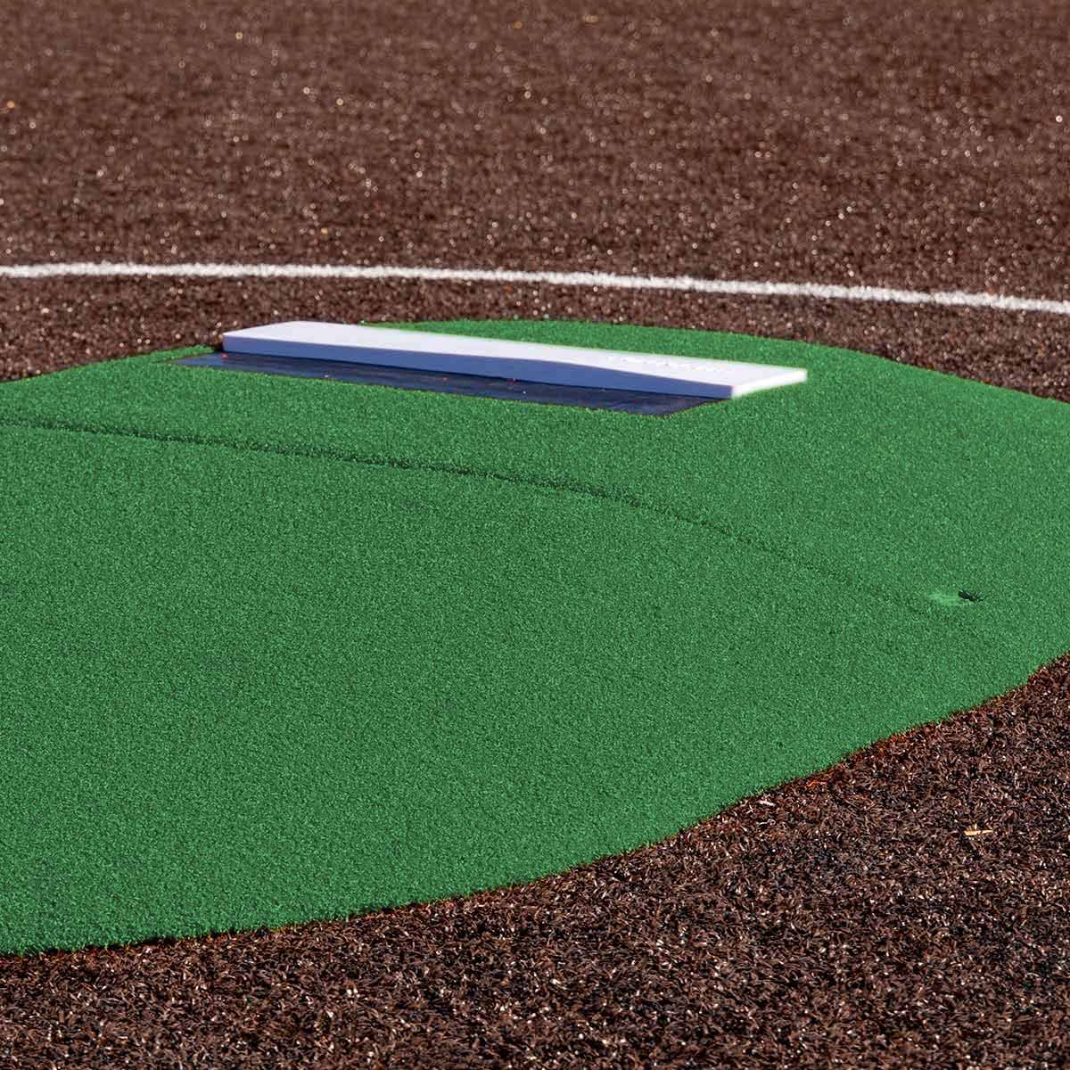 Portolite Youth Baseball 6" Two - Piece Game Pitching Mound (Ages 9 - 13) - Custom Netting