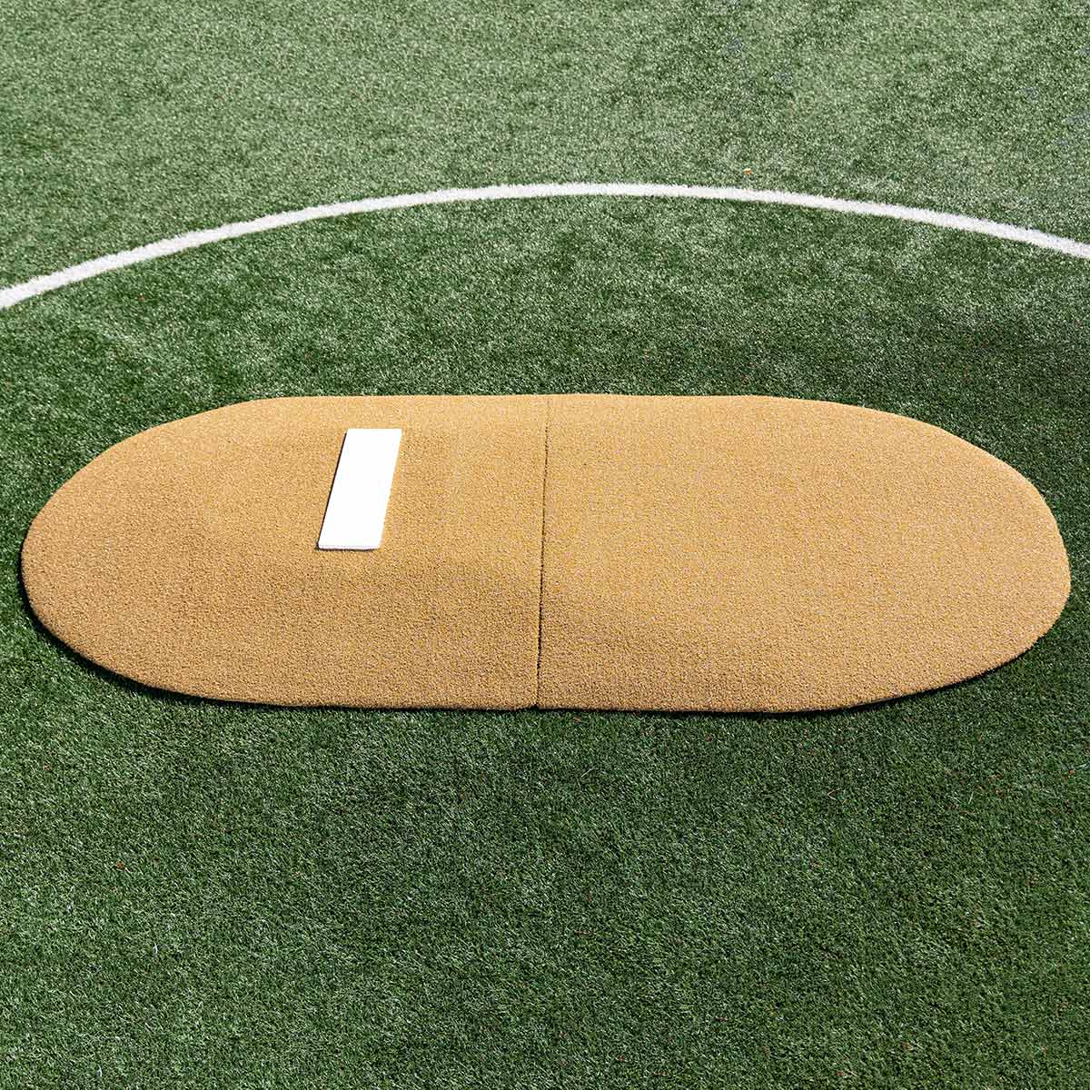 Portolite Youth Baseball 6" Two - Piece Game Pitching Mound (Ages 9 - 13) - Custom Netting