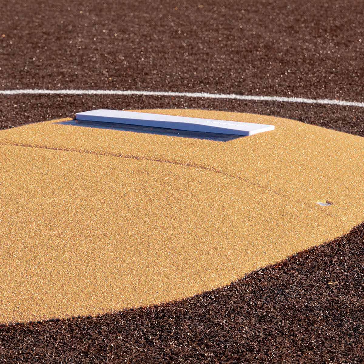 Portolite Youth Baseball 6" Two - Piece Game Pitching Mound (Ages 9 - 13) - Custom Netting