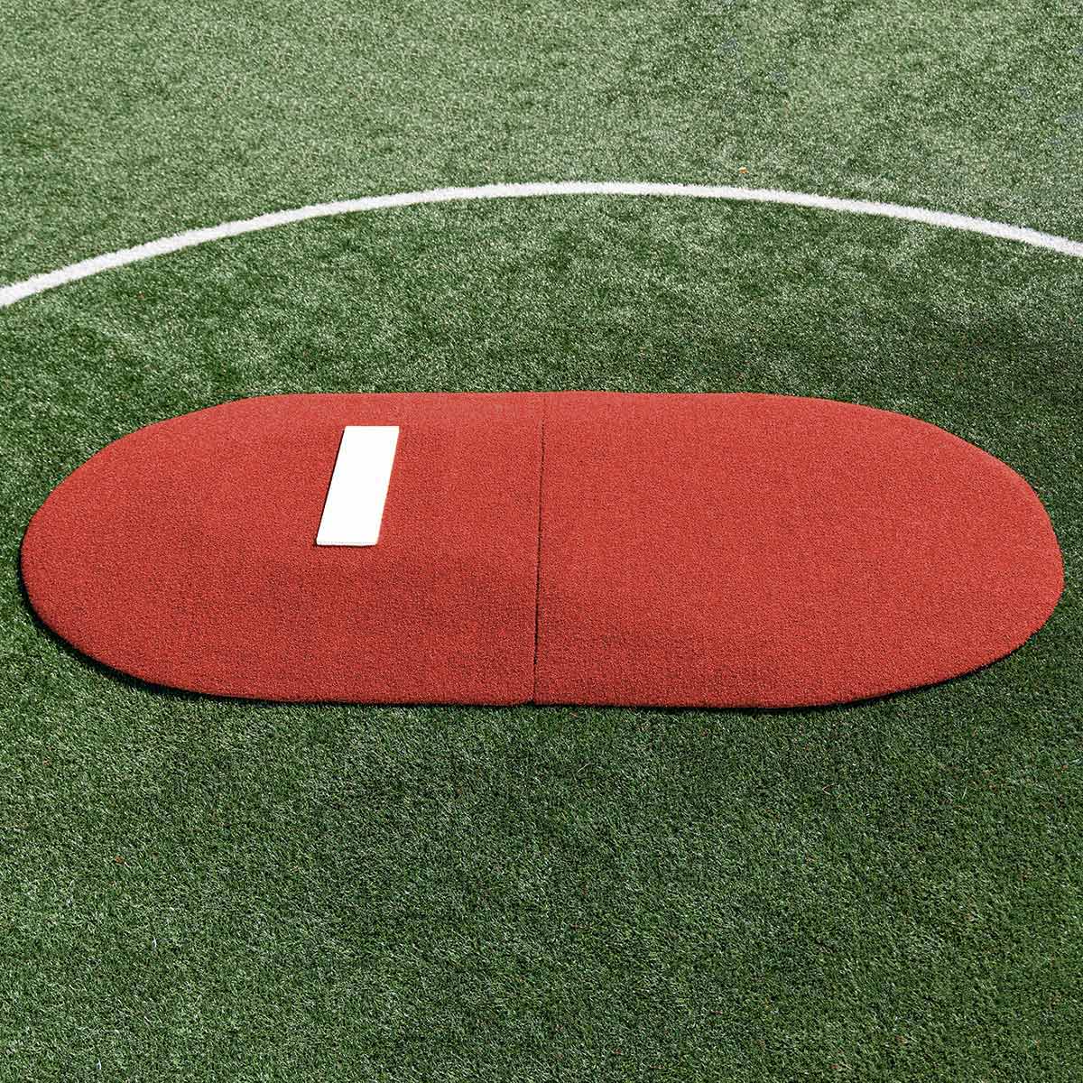 Portolite Youth Baseball 6" Two - Piece Game Pitching Mound (Ages 9 - 13) - Custom Netting