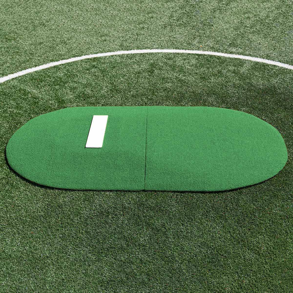 Portolite Youth Baseball 6" Two - Piece Game Pitching Mound (Ages 9 - 13) - Custom Netting