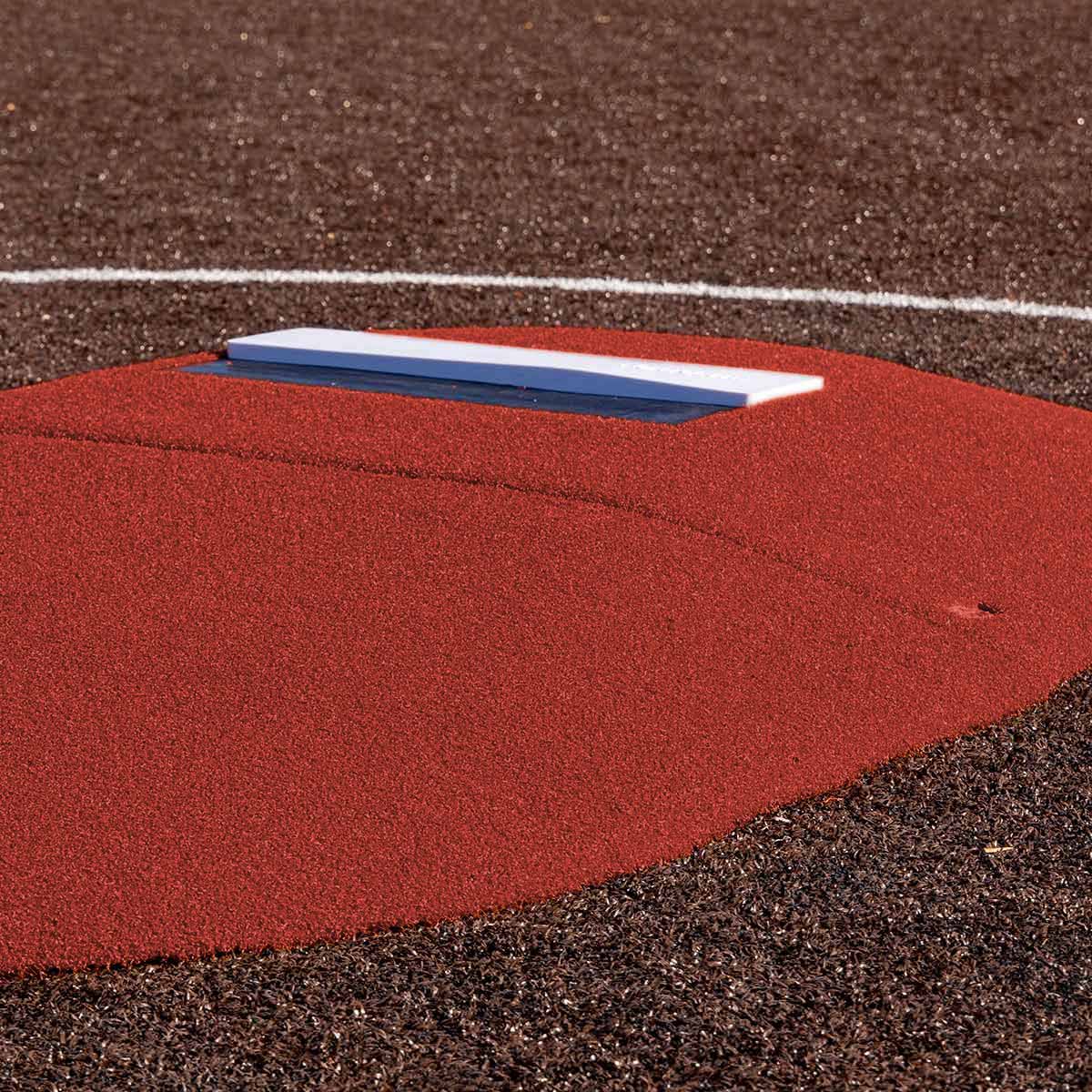 Portolite Youth Baseball 6" Two - Piece Game Pitching Mound (Ages 9 - 13) - Custom Netting