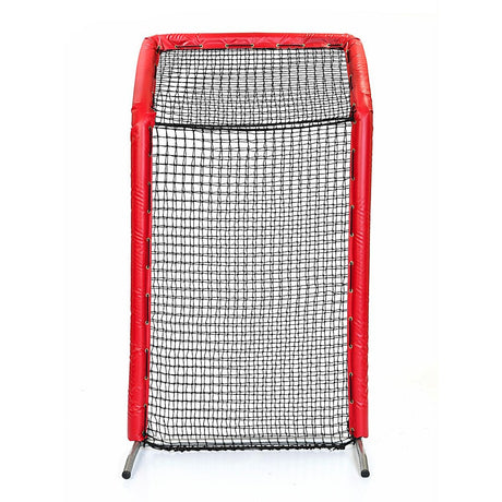 Bullet Fastpitch Softball Screen 8' x 4' with Overhead Protector - Custom Netting