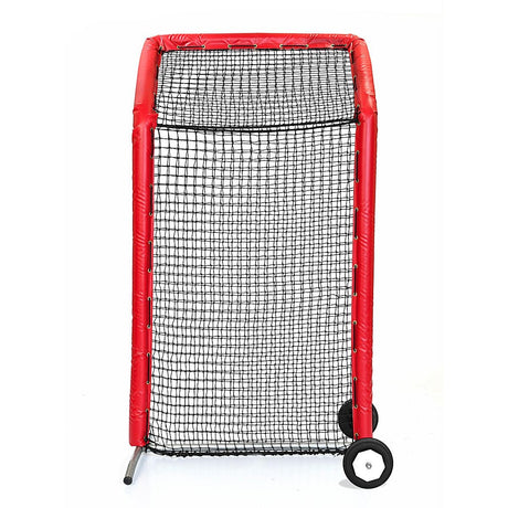 Bullet Fastpitch Softball Screen 8' x 4' with Overhead Protector - Custom Netting