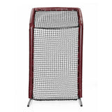 Bullet Fastpitch Softball Screen 8' x 4' with Overhead Protector - Custom Netting